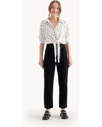 Hiccup - Polka Dot Buttoned Long Sleeve Shirt - Lyst