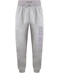Ecko' Unltd - Taycan Grey Marl Track Pants Cotton - Lyst
