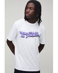 BoohooMAN - Regular Take That License Print T-Shirt - Lyst