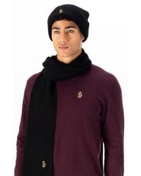Luke 1977 - Dexy Set Knitted Beanie & Scarf - Lyst