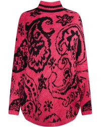 Usha - Poncho-Pullover Damen Verrotten - Lyst