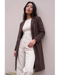 Roman - Petite Faux Suede Jacket - Lyst