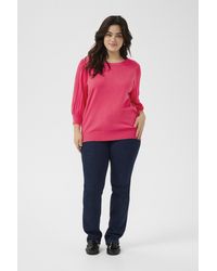 Kaffe - Pullover Regular Fit Berry - Lyst