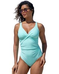 Pour Moi - 25627 Indonesia Ruched Tummy Control Swimsuit - Lyst