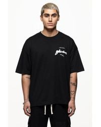 Good For Nothing - Black Oversized Cotton T-shirt With Graphic Print - Lyst