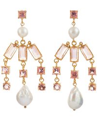 Christie Nicolaides - Sofia Earrings Pale - Lyst