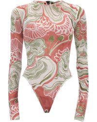 Andrea Iyamah - Elle Abstract Mushroom Bodysuit - Lyst