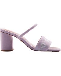 ATANA - Quilted Diamond Mule 75 Ghost - Lyst