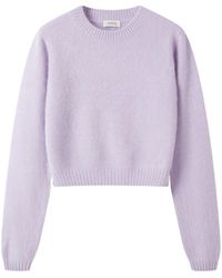 CRUSH Collection - Fluffy Cashmere Crewneck Sweater - Lyst
