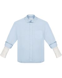 OMELIA - Redesigned Shirt 22 Bl - Lyst