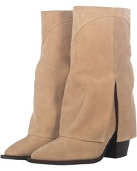 Toral - Vegas Sand Suede Boots - Lyst