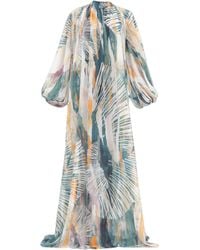 Andrea Iyamah - Sade Cover-Up Abstract Bark Dress - Lyst