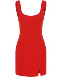 Ila - Isadora- U Neck Mini Dress With Front Slit - Lyst