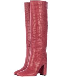 Toral - Lampone Tall Boots With Animal Print - Lyst