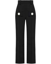 KEBURIA - Button-Embellished Pants - Lyst