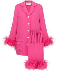 Sleeper - Party Pajamas Set With Detachable Feathers - Lyst