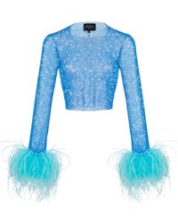 Santa Brands - Sparkle Baby Feathers Top - Lyst