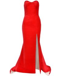 Lily Was Here - Velvet Evening Dress - Lyst