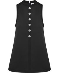KEBURIA - Zircon Button Little Dress - Lyst