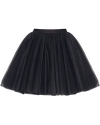 Millà - Gathered Organza Mini Skirt - Lyst