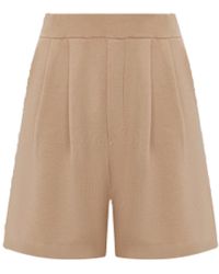 CRUSH Collection - Pleated Wide-Leg Shorts - Lyst