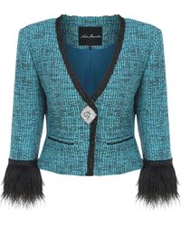 Nana Jacqueline - Daphne Feather Tweed Coat () - Lyst