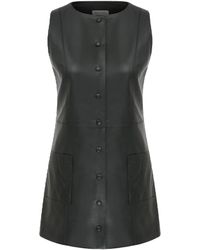 NAZLI CEREN - Odette Vegan Leather Mini Dress - Lyst