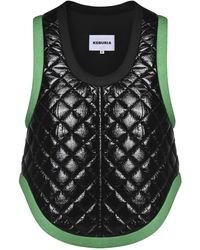 KEBURIA - Diamond Quilted Top - Lyst