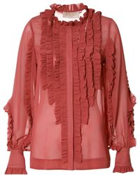 AGGI - Blouse Marley Old Rose - Lyst