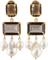 Christie Nicolaides - Emma Earrings Chocolate - Lyst