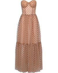 Lily Was Here - Charming Dress Made Of Tulle With Flocked Dots - Lyst