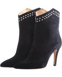 Toral - Suede Booties With Studs - Lyst