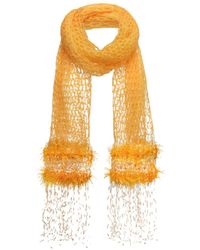 Andreeva - Cashmere Handmade Knit Shawl - Lyst