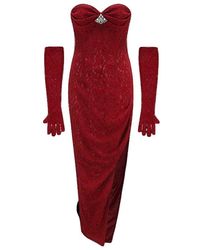 Nana Jacqueline - Scarlett Velvet Dress (Final Sale) - Lyst