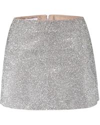 Nue - Camille Skirt Crystal - Lyst
