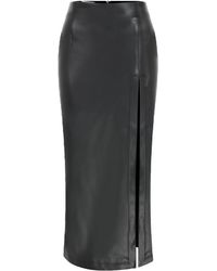 NAZLI CEREN - Lea Vegan Leather Maxi Skirt - Lyst