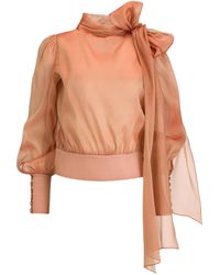 Lita Couture - Flawless Bow Blouse - Lyst