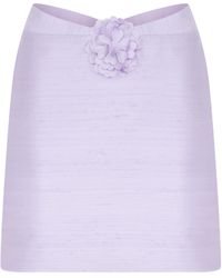 Declara - Dahlia Floral Skirt - Lyst