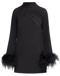 ANITABEL - Alexandra Shift Dress With Feathers - Lyst