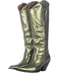 Toral - Metallic Tall Boots - Lyst