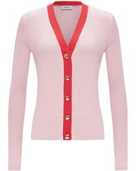 CRUSH Collection - Silk And Cashmere Cardigan With Metal Buttons - Lyst