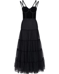 Lily Was Here - Tulle Dress With Velvet Corset - Lyst