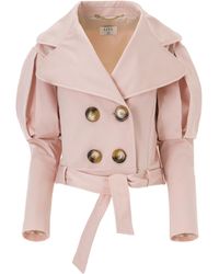 Lita Couture - Statement Jacket With Oversized Lapels - Lyst