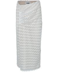 Maet - Hebo Knit Asymmetric Midi Skirt - Lyst