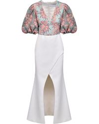 Lily Was Here - Full Chic Dress With A Lace Top - Lyst