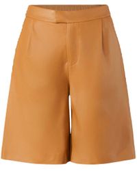 CRUSH Collection - Napa Leather Shorts - Lyst