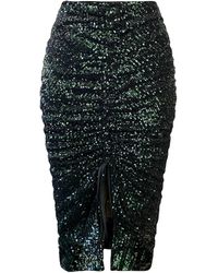 ANITABEL - High Waist Sequin Skirt - Lyst