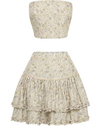 Ixiah - Dahlia Mini Skirt Set - Lyst