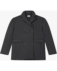 YIBRI - Oversized Double-Breasted Puffer Jacket - Lyst