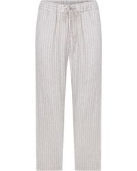 NAZLI CEREN - Kyra Striped Linen Trousers - Lyst